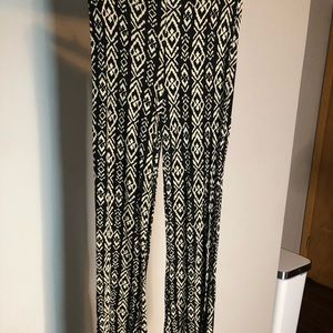 Printed flare leggings